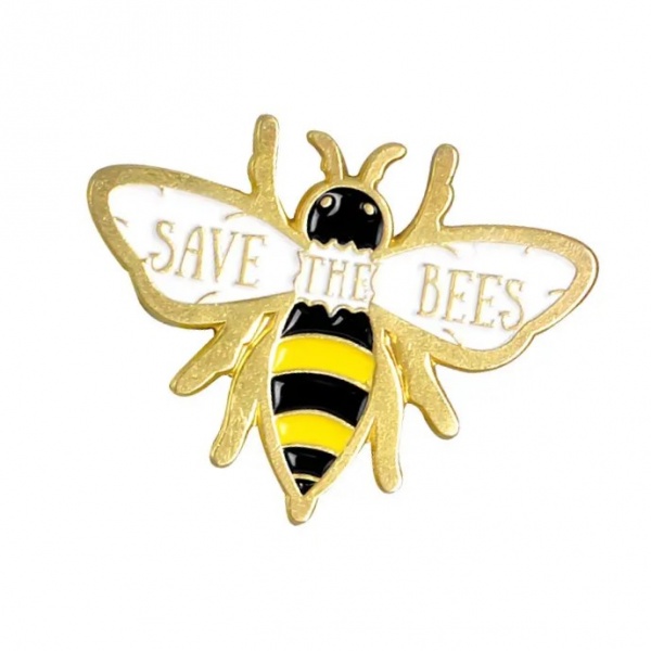 Save The Bees - Honey Bee Brooch